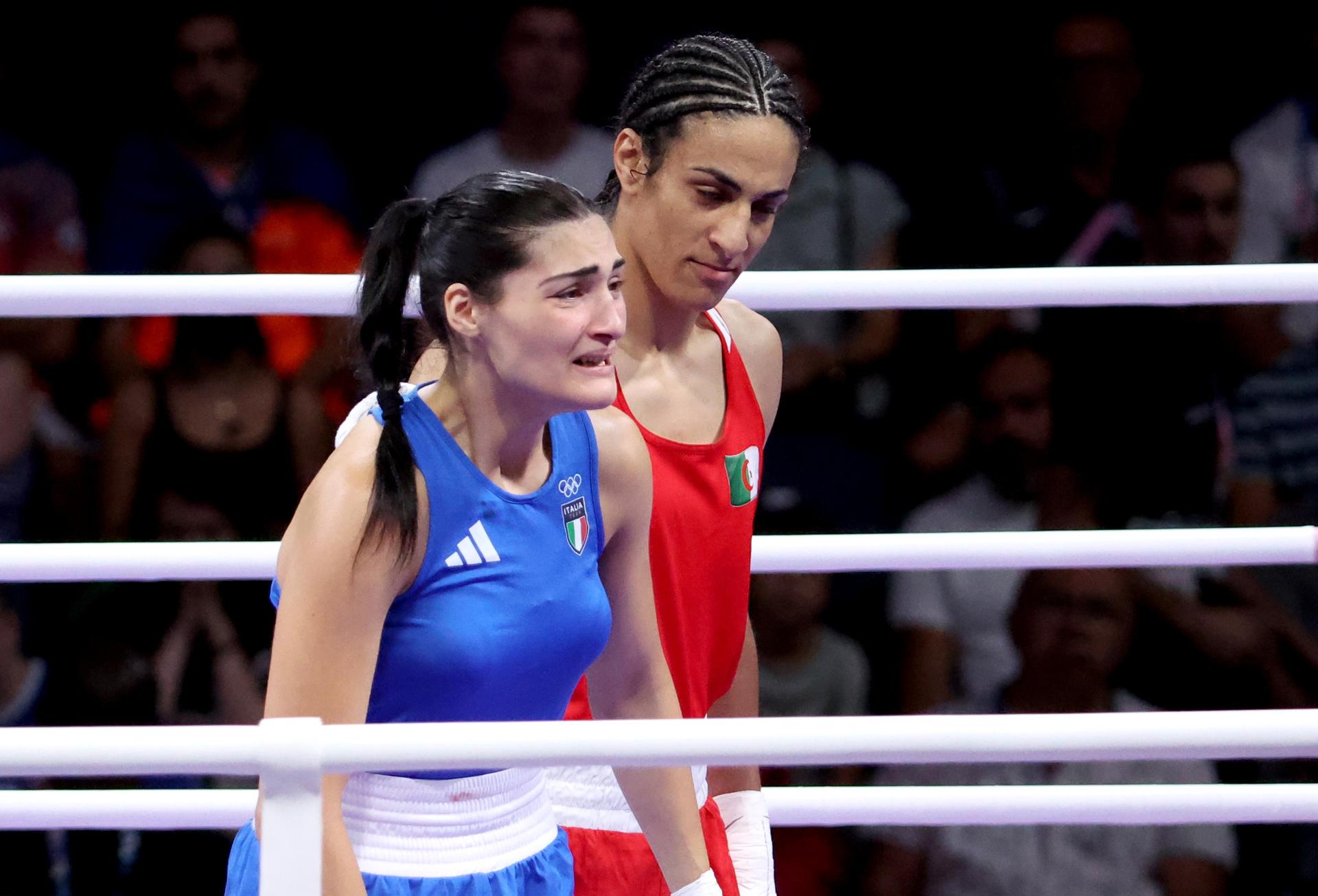 Injusticia y lágrimas: así fueron los 47 segundos del combate entre el boxeador Khelif y la italiana Carini