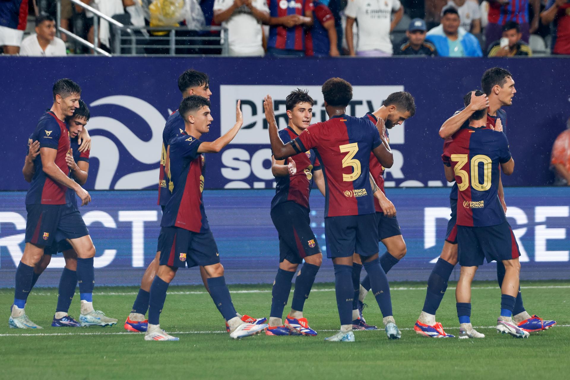 El Clásico en Estados Unidos lo gana el Barcelona: 2-1 ante el Real Madrid