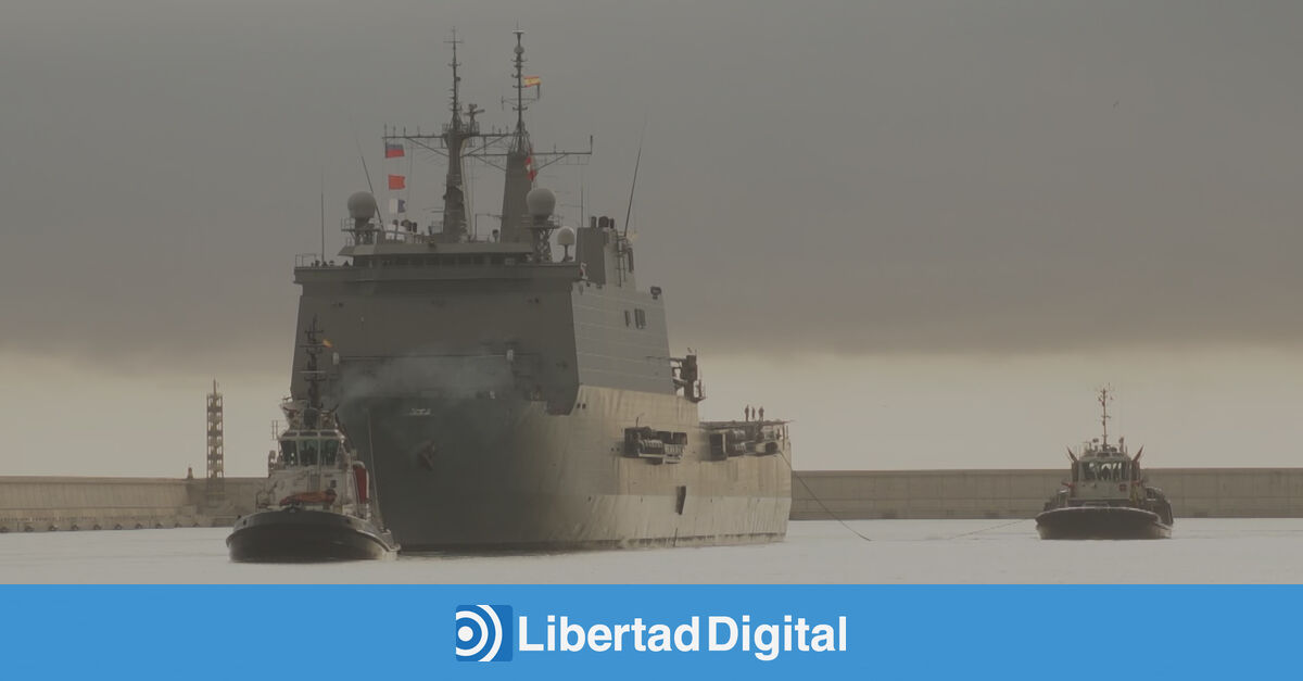 El Buque 'Galicia' De La Armada Llega A Valencia Para Auxiliar Tras La ...