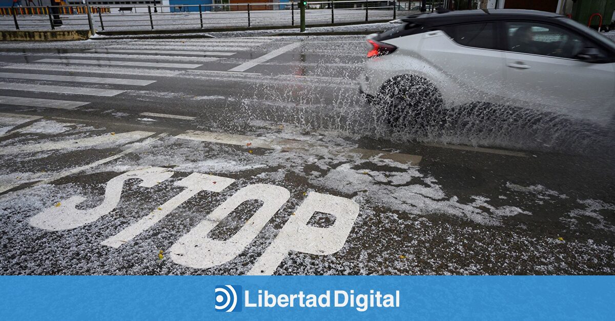 La AEMET emite varias alertas amarillas por lluvia, viento y granizo en el norte