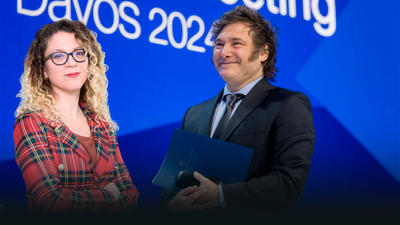 Milei vuelve a arrasar en Davos