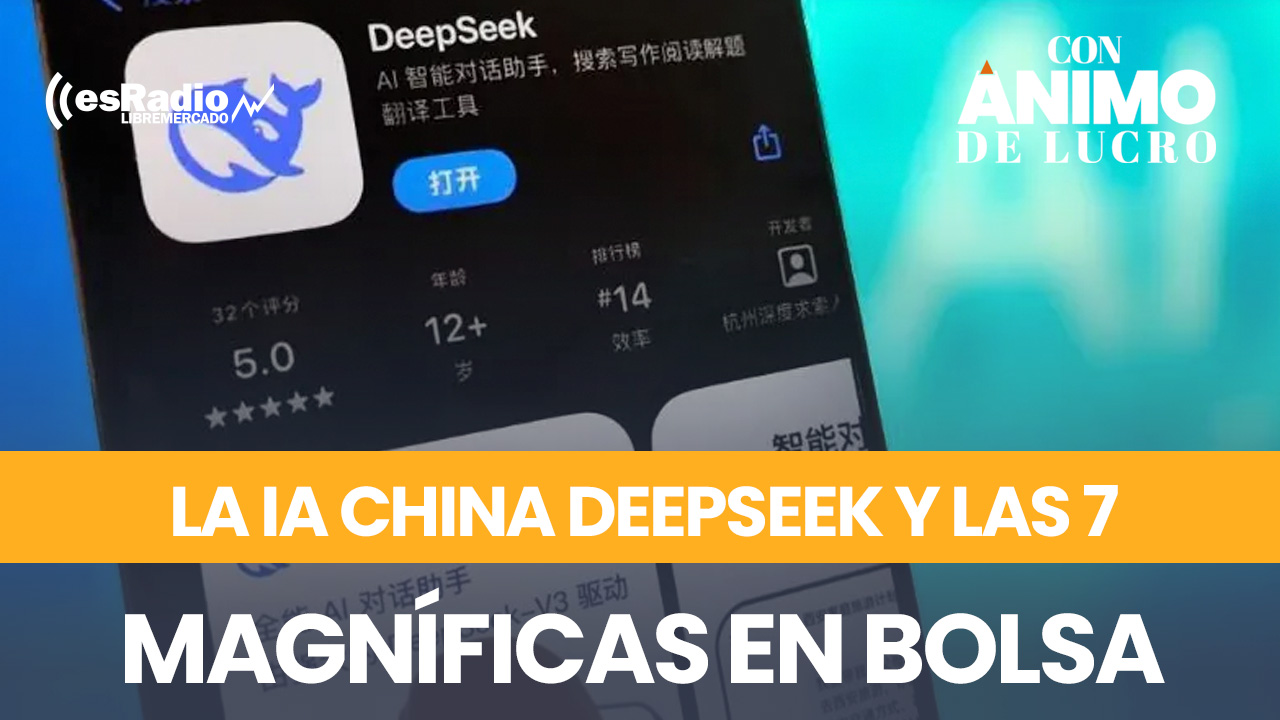 ¿Viene la IA china Deepseek a reventar la edad dorada de las 7 magníficas en Bolsa?