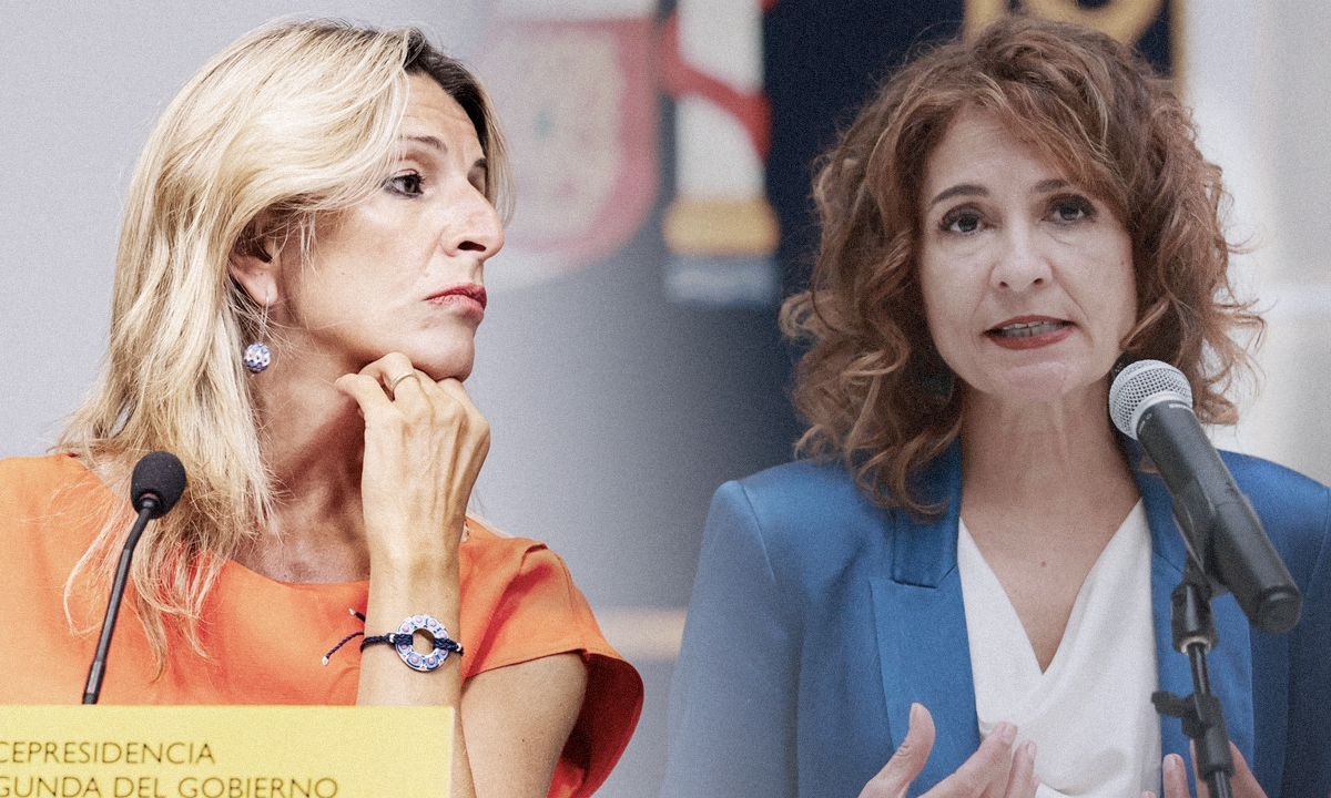 Rifirrafe entre María Jesús Montero y Yolanda Díaz por el IRPF y el SMI: "Los discursos populistas no conducen a nada"