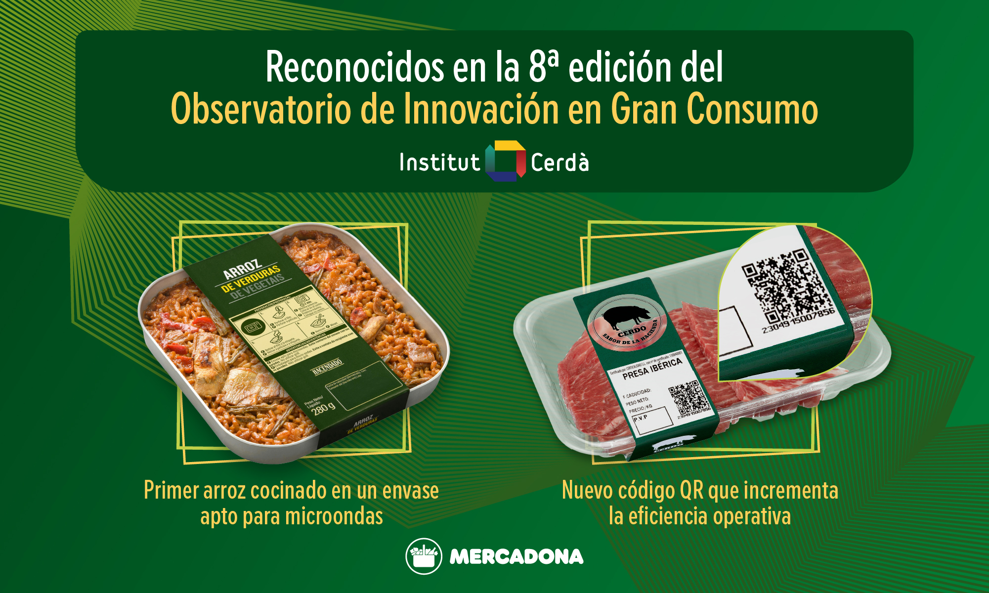 Premian a Mercadona por la implantación de un nuevo código QR que sustituirá al tradicional código de barras