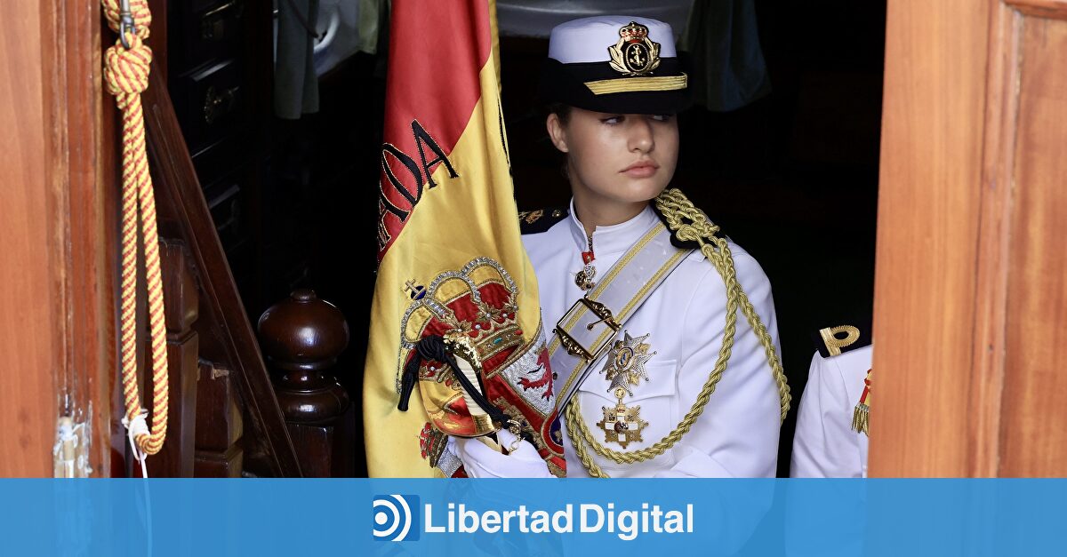 La Princesa Leonor se embarcará un mes en la fragata F103 Blas de Lezo y participará en unas maniobras con fuego real