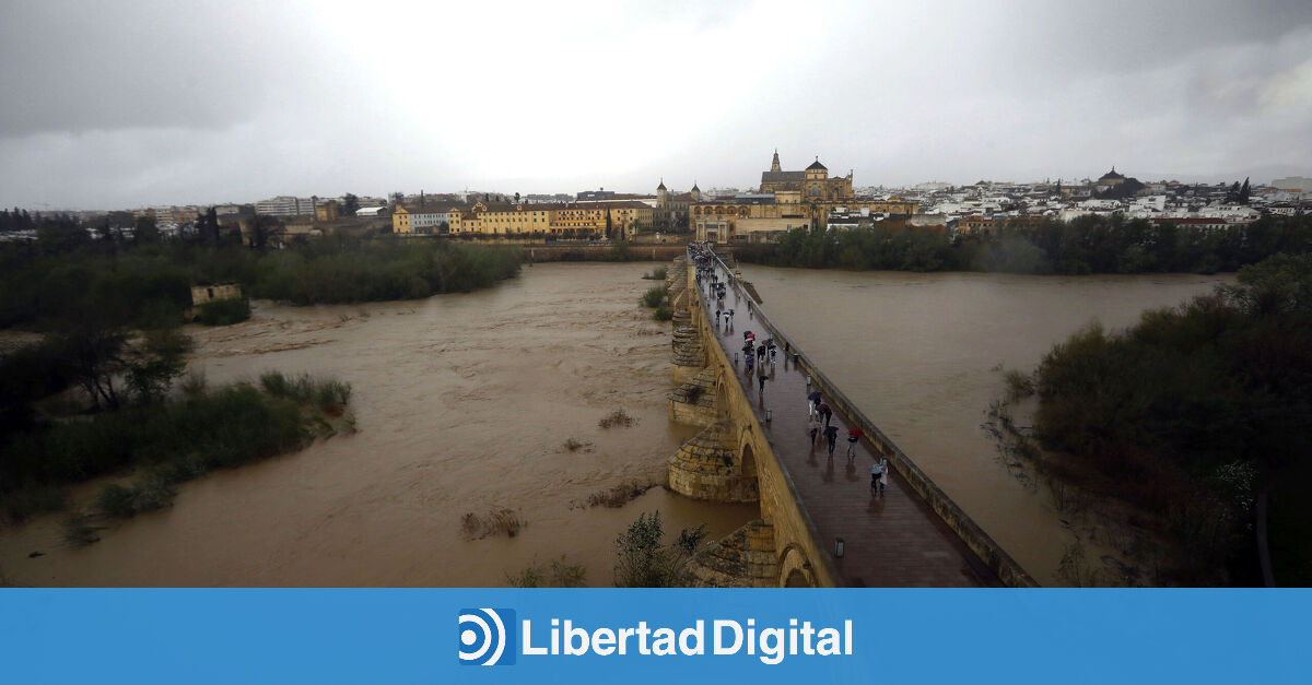 Alerta en España por los desbordamientos de ríos a causa del temporal