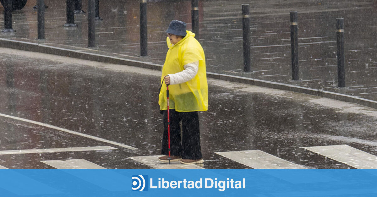 La AEMET activa la alerta amarilla por lluvias en Cataluña y el centro peninsular debido a un nuevo frente atlántico