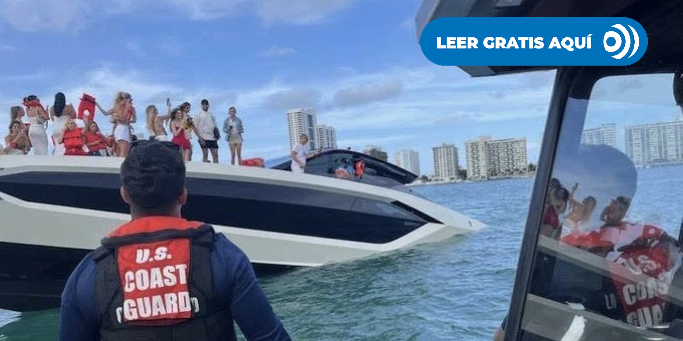 Yate hundido en Miami