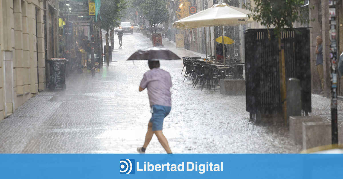 La AEMET activa avisos por tormentas, granizo y calor extremo en seis comunidades