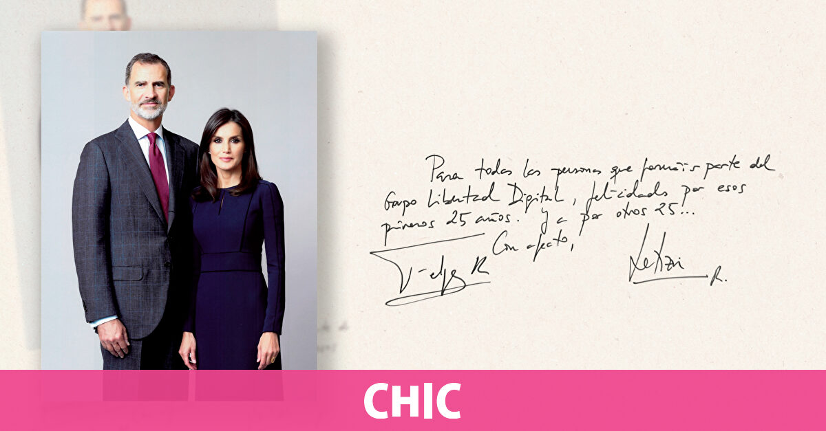 Don Felipe y Doña Letizia felicitan al Grupo Libertad Digital por su 25 aniversario