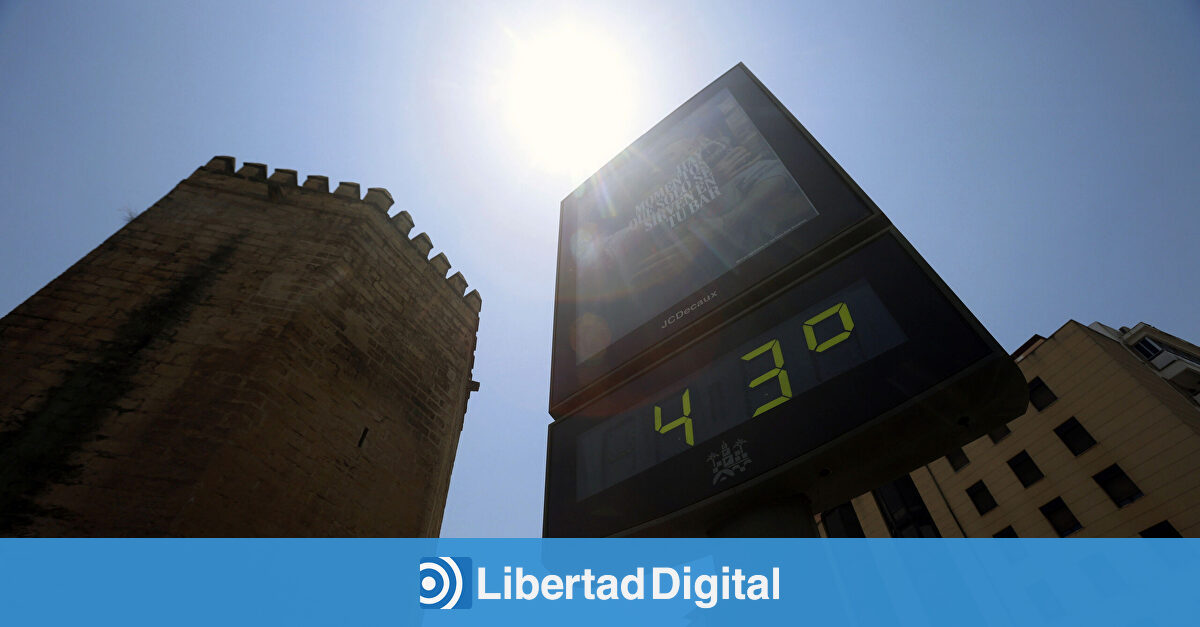 La AEMET pone 12 comunidades bajo aviso por altas temperaturas y riesgo de tormentas