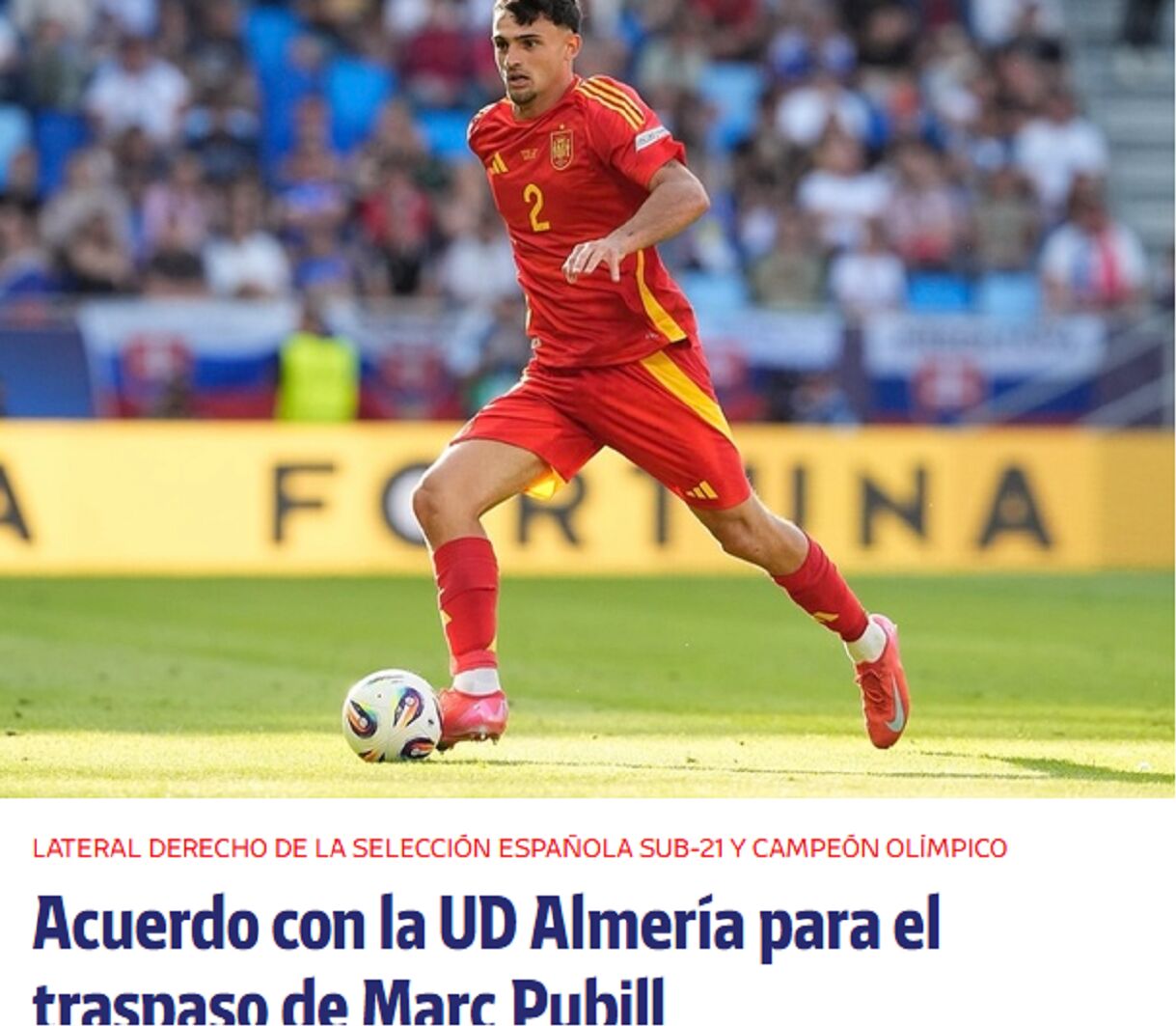 El Atlético anuncia su quinto fichaje: Marc Pubill será el nuevo lateral derecho