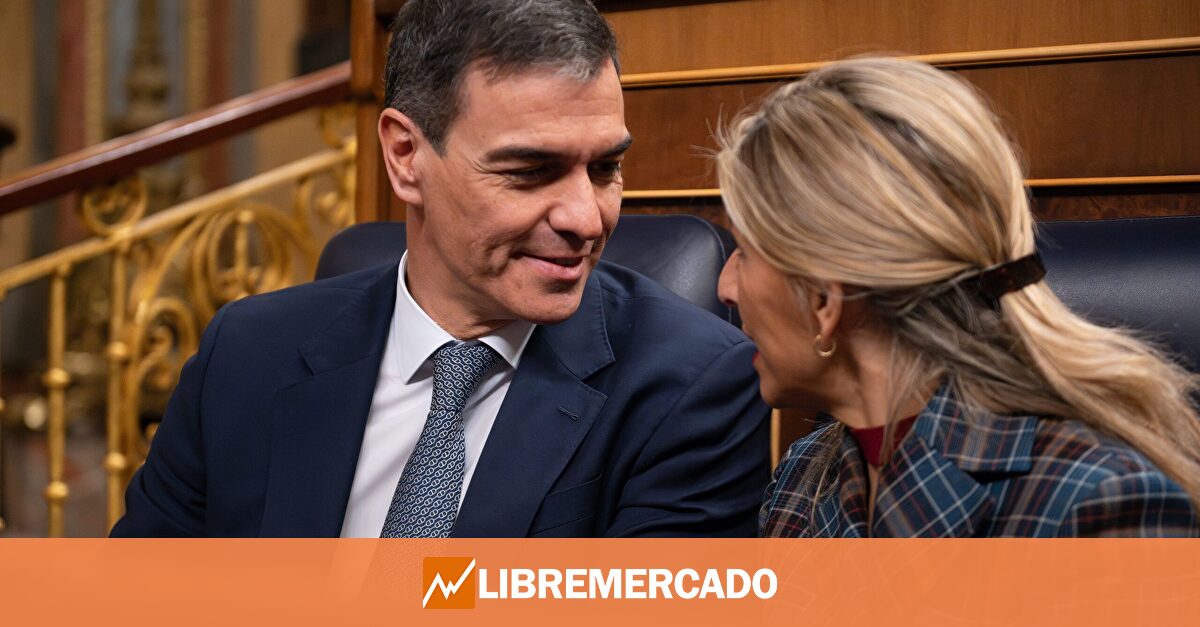 La foto de la vergüenza de Sánchez y Yolanda Díaz: así se hunden el ritmo de afiliación y los contratos indefinidos