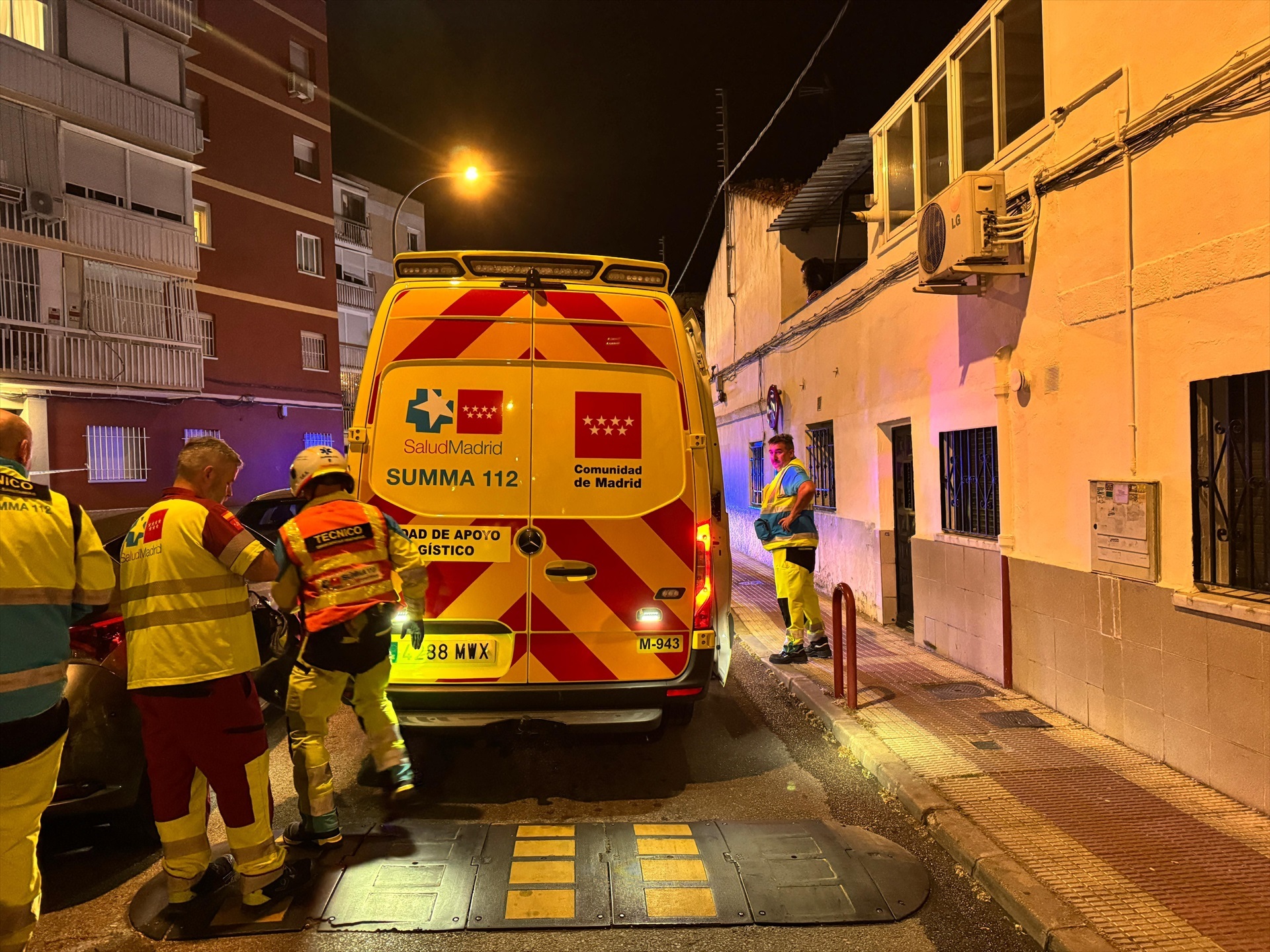 Cae desde doce metros al intentar okupar un piso vacío en Alcorcón