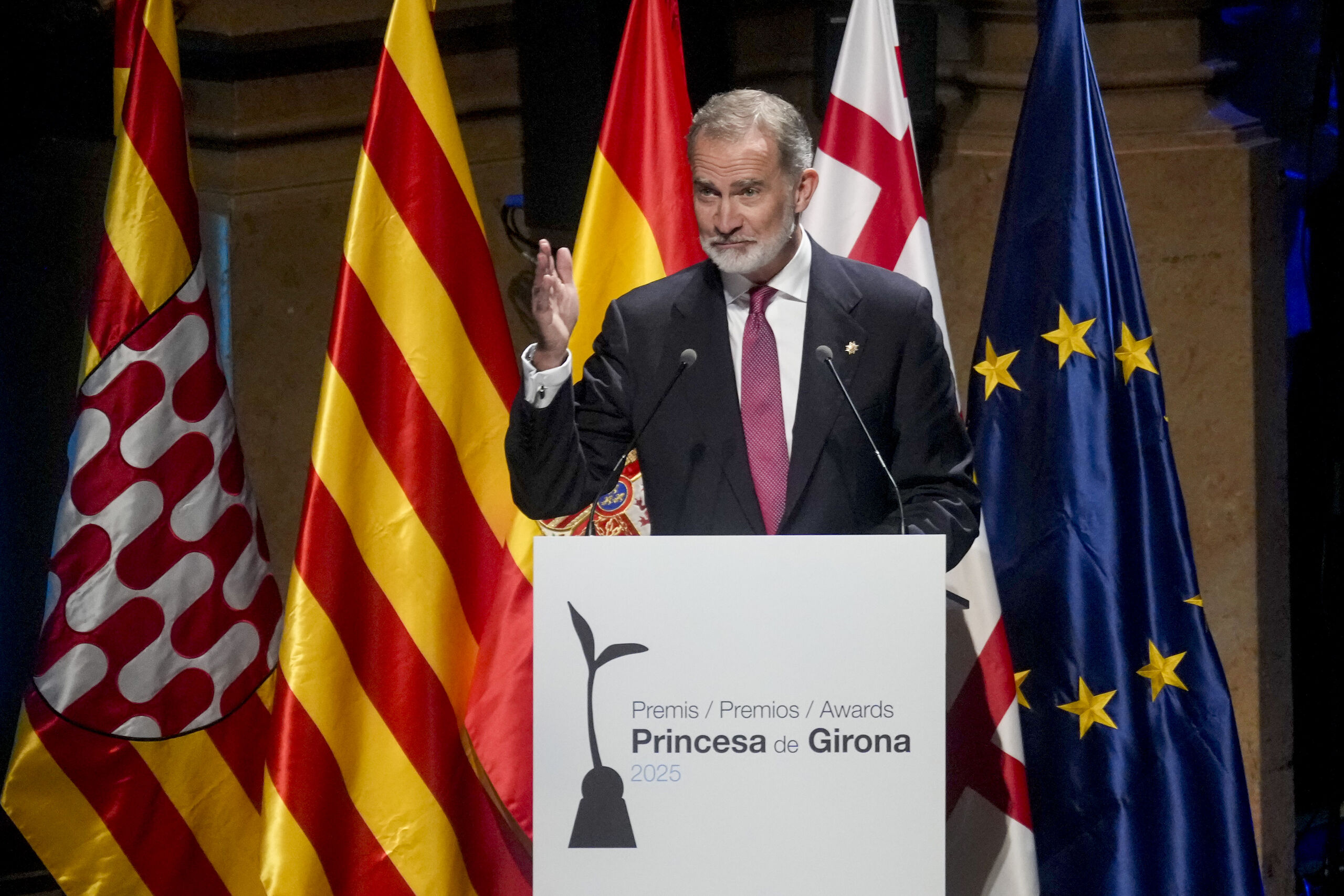 El Rey celebra los &quot;propósitos compartidos&quot; de Cataluña y el resto de España en los premios Princesa de Gerona