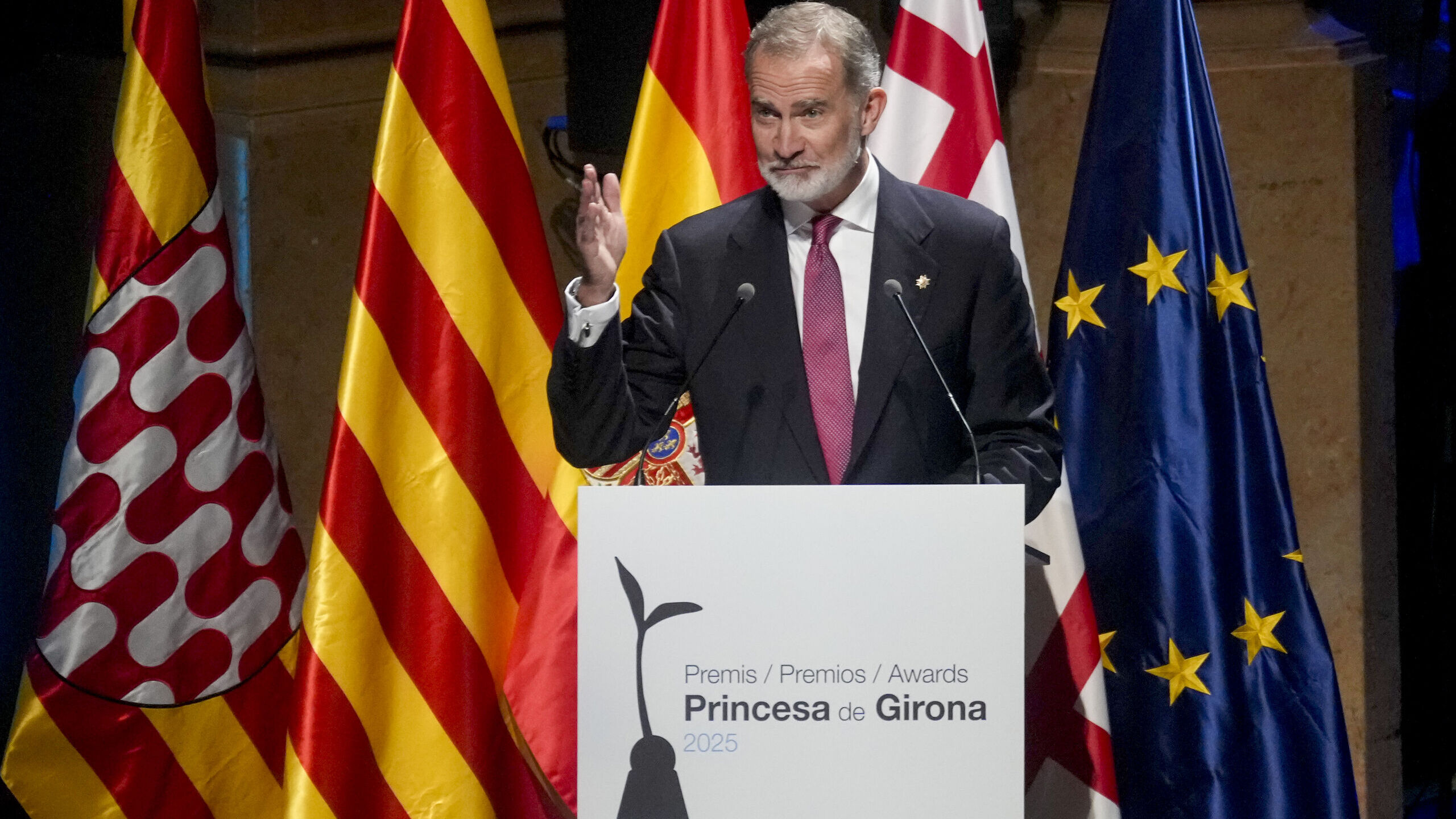 La reacción de Iniesta a la broma de Felipe VI en los premios Princesa de Gerona
