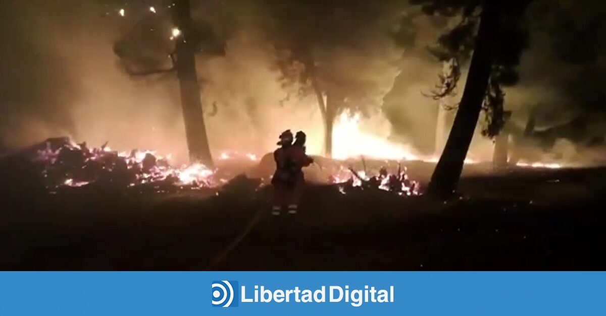 Los fuegos de Ávila y Las Hurdes siguen activos y  descontrolados  y obligan a confinar y desalojar