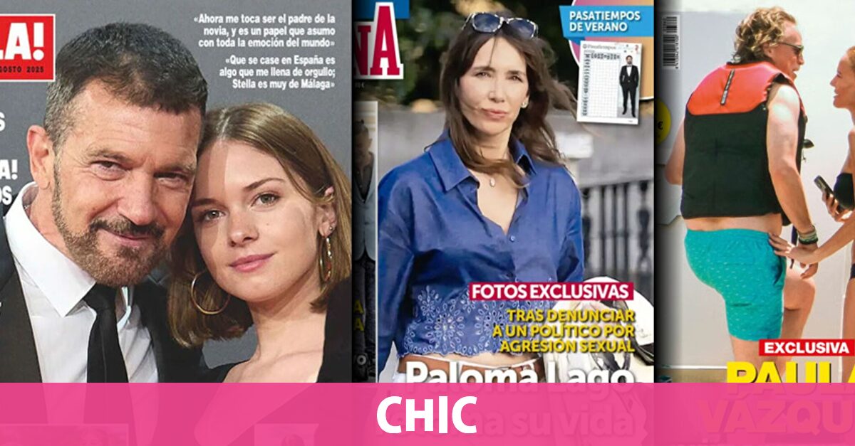 Antonio Banderas celebras sus 65 años posando con su hija Stella:  Que se case en España es un orgullo 