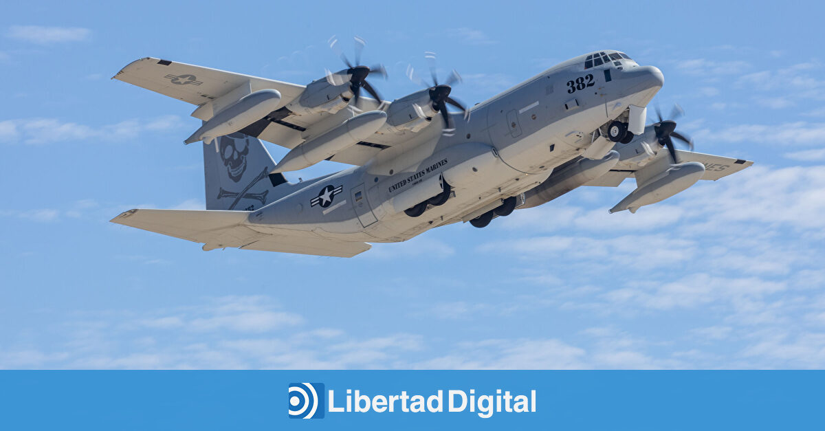 Un avión C-130J Super Hercules noruego aterriza por primera vez en una playa