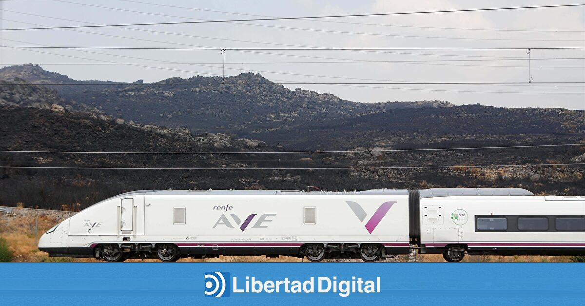 Suspendida la circulación de alta velocidad Madrid-Barcelona por un fuego en Guadalajara
