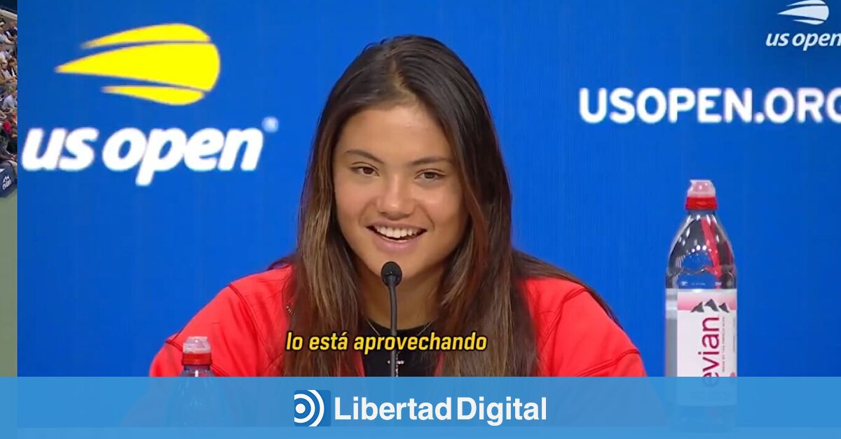 Raducanu se sonroja cuando le preguntan por el corte de pelo de Carlos Alcaraz
