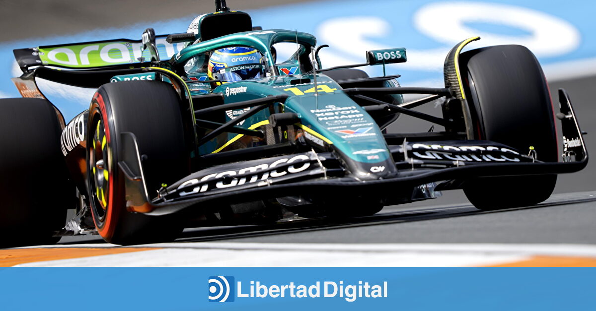 Alonso roza el mejor tiempo en Zandvoort y deja atrás a Piastri en los Libres de F1