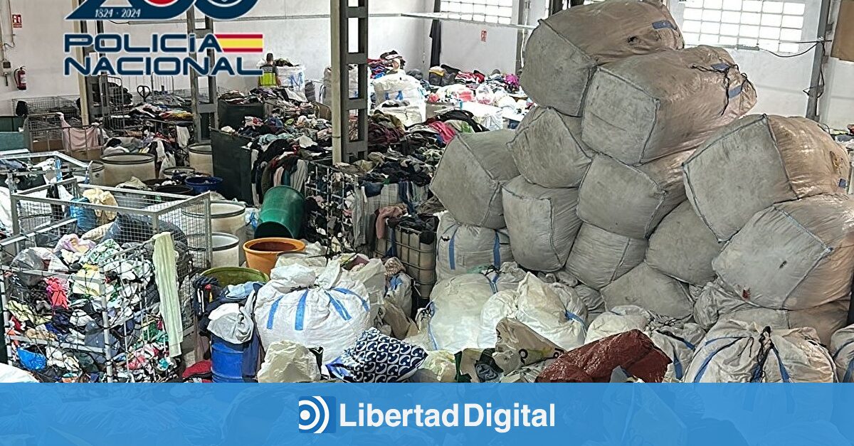 Desarticulada una banda que robó más de un millón de euros en ropa de contenedores