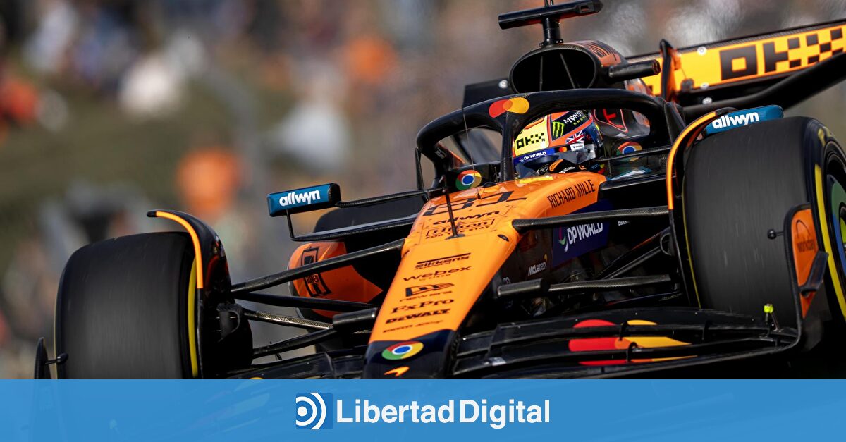 Pole de Piastri en Países Bajos: Alonso décimo y Sainz noveno
