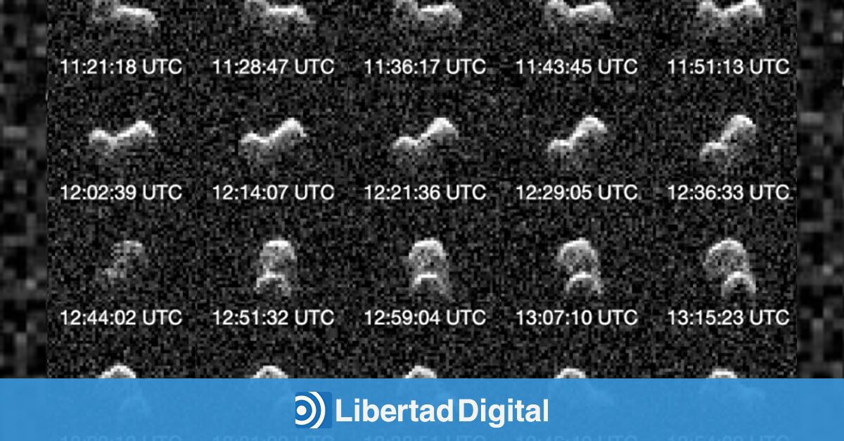 La NASA capta al asteroide 'cacahuete' durante su sobrevuelo más cercano a la Tierra en siglos