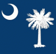 La bandera de Carolina del Sur.