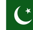 Bandera de Pakistn.