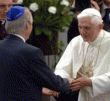 Benedicto XVI con el rabino de Roma