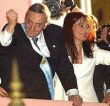 Nstor y Cristina Kirchner, en una imagen de archivo.