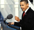 Barack Obama, en un momento de su discurso inaugural.