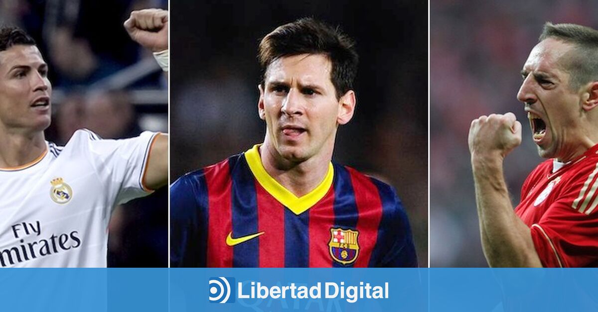 Cristiano Ronaldo Messi Y Ribéry Finalistas Del Balón De Oro 2013 Libertad Digital
