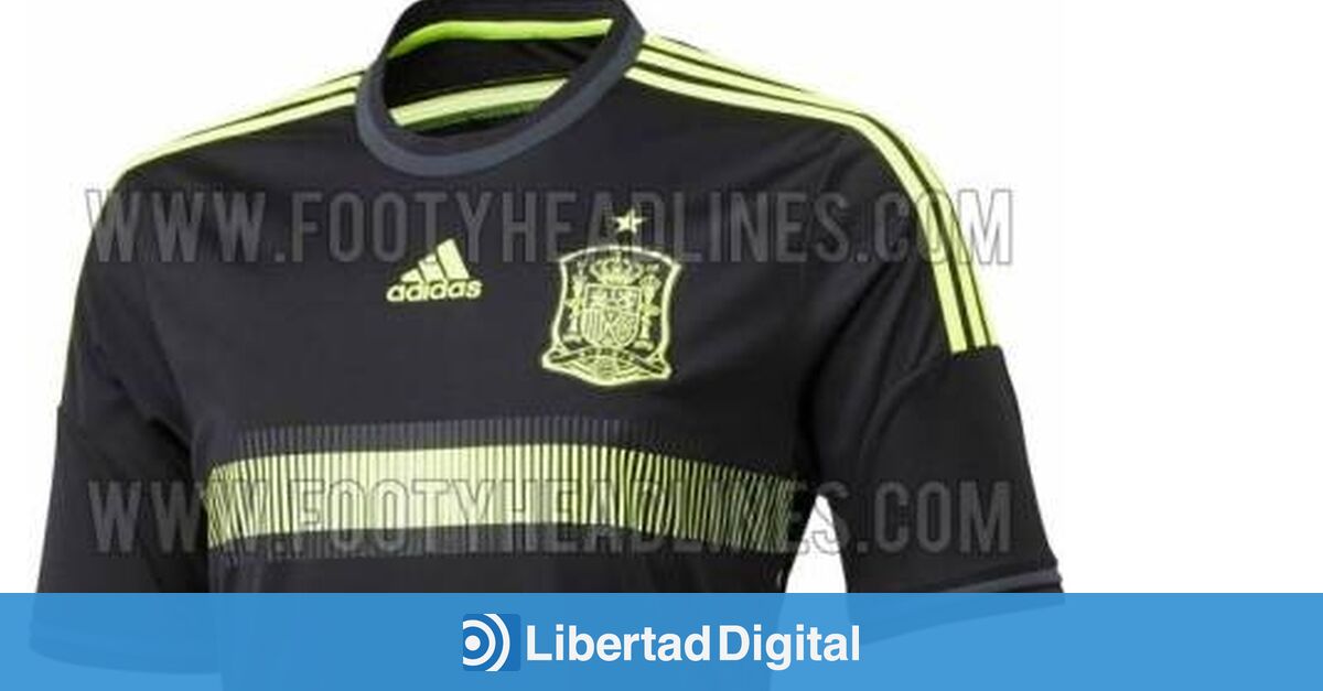 enero servidor Hola La segunda camiseta de España en el Mundial será negra con ribetes  fosforitos - Libertad Digital