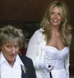 Rod Stewart y Penny Lancaster.