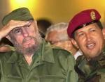 Fidel Castro y Hugo Chávez.