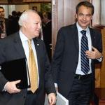 Moratinos y Zapatero.