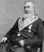 Albert Pike, uno de los masones más relevantes del siglo XIX.
