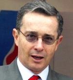 El presidente de Colombia, Álvaro Uribe.