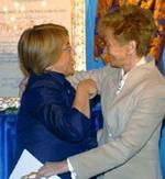 Michelle Bachelet con Fernández de la Vega