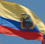 La bandera de Ecuador.