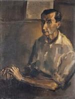 Ramón Gaya: RETRATO DE D. JOSÉ BERGAMÍN (1961).