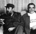 Fidel Castro, con su amigo Gabriel García Márquez.