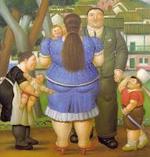 Fernando Botero: FAMILIA (detalle).