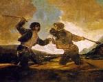 Francisco de Goya: DUELO A GARROTAZOS.