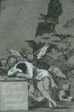 Francisco de Goya: EL SUEÑO DE LA RAZÓN PRODUCE MONSTRUOS.