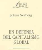 Detalle de la portada de EN DEFENSA DEL CAPITALISMO GLOBAL.