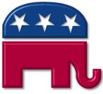 Emblema del Partido Republicano de EEUU.